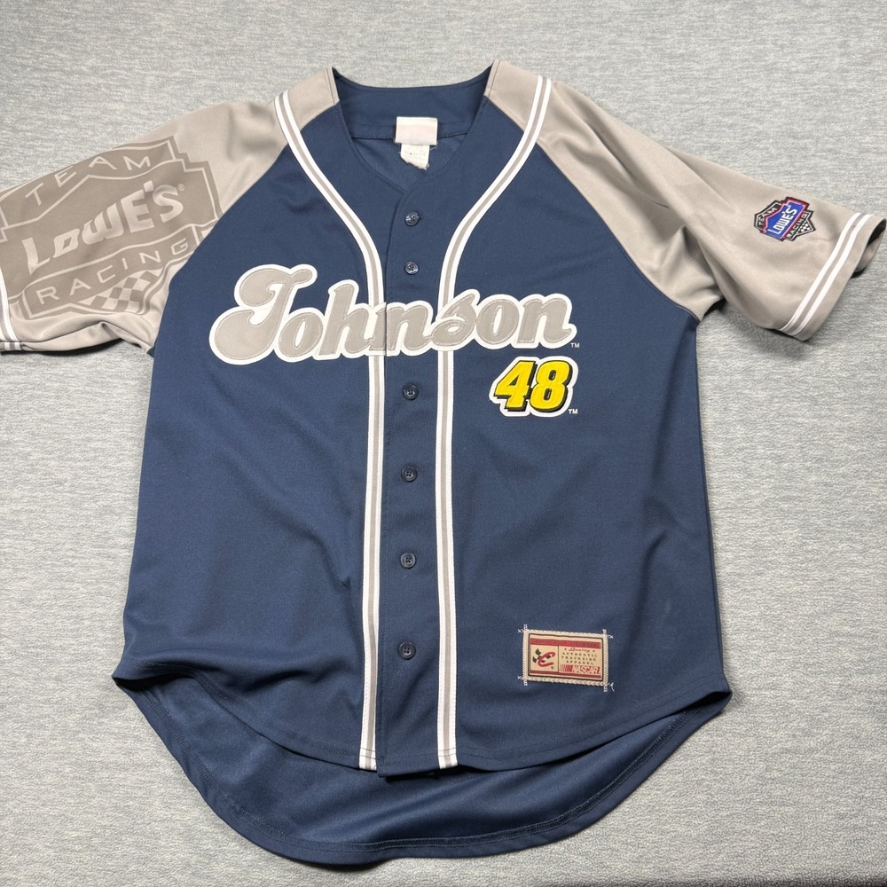 Chase Authentics Jersey Men M Jimmie Johnson‎ 48 Lowe's Racing NASCAR Baseball